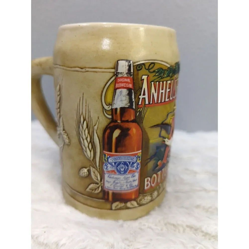 Anheuser-Busch Budweiser, Bald Eagle And American Flag‎ Vintage 1991 Beer Stein